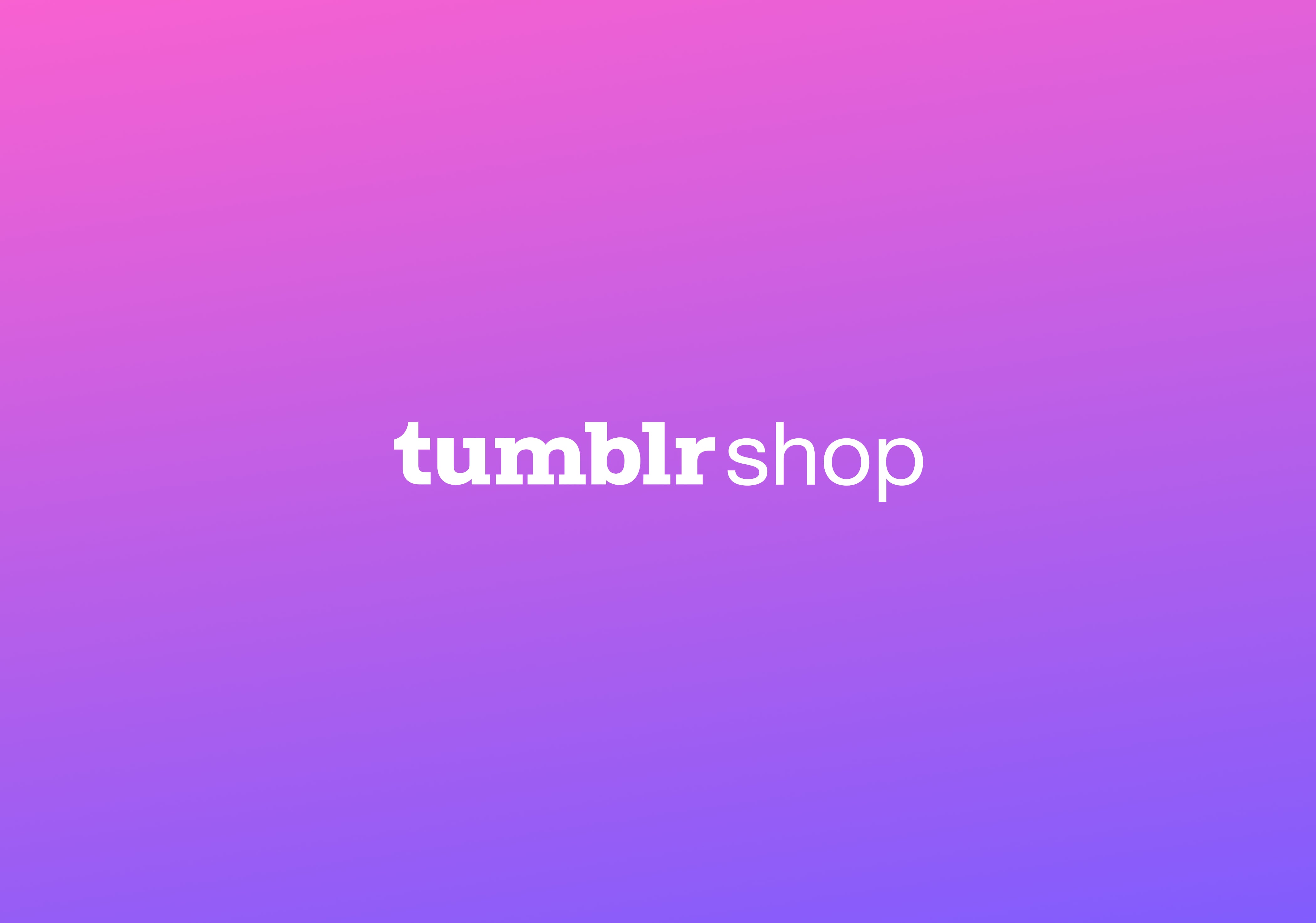 Tumblr Shop